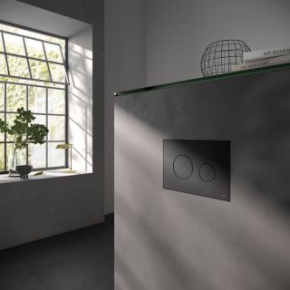 TECEloop 2.0 панель смыва с двумя клавишами пластиковая черный матовый, 9240925 (9 240 925)